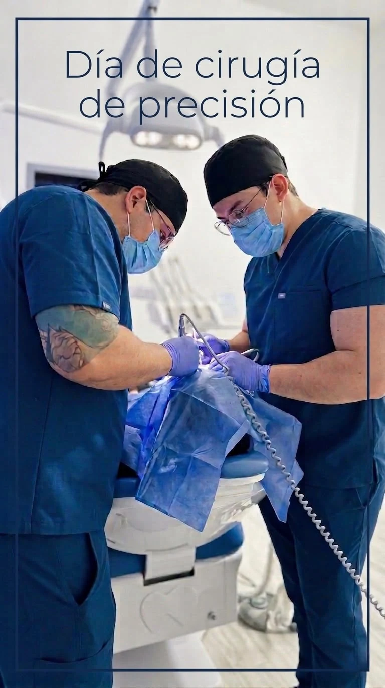 Cirugía con cirujano maxilofacial